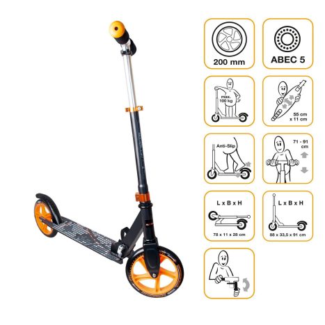 muuwmi Scooter Alu. 200mm s.o.  GVE 4