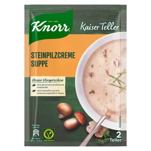 Produktbild von Knorr Kaiser Teller, Steinpilzcremesuppe