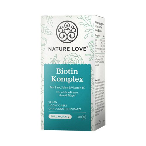 Produktbild von Nature Love, Biotin Komplex 90 Tabletten