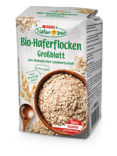 Produktbild von SPAR Natur*pur, Bio-Haferflocken Großblatt