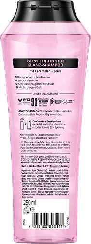 Produktbild von Gliss, Glanz-Shampoo Liquid Silk 250ml