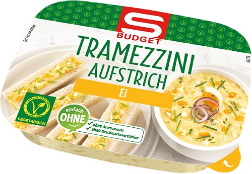 Produktbild von S-BUDGET, Tramezzini Aufstrich Ei