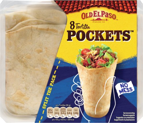 Produktbild von Old el Paso, Tortilla Pockets 8 Stück