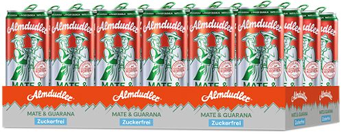 Produktbild von Almdudler, Energy Drink Mate & Guarana Zuckerfrei