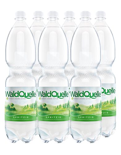 Produktbild von Waldquelle, Mineralwasser prickelnd