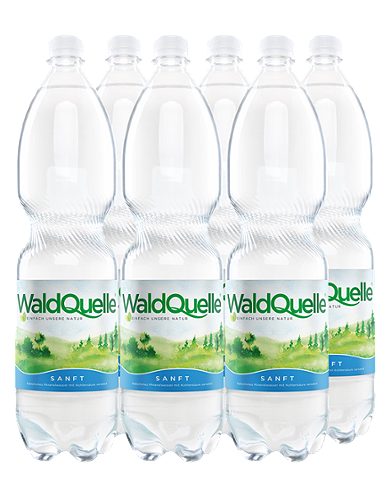 Produktbild von Waldquelle, Mineralwasser mild