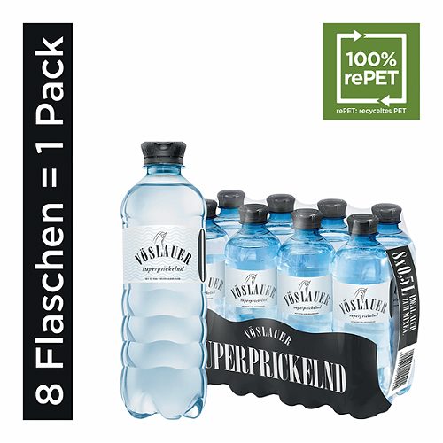 Produktbild von Vöslauer, Mineralwasser superprickelnd