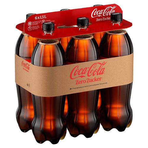 Produktbild von Coca Cola, Zero 1,5l PET-Flasche