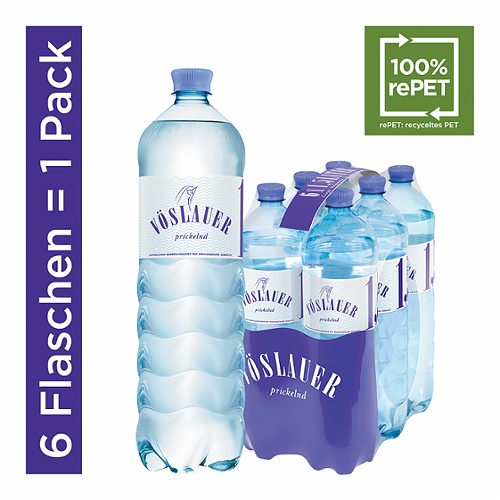 Produktbild von Vöslauer, Mineralwasser prickelnd