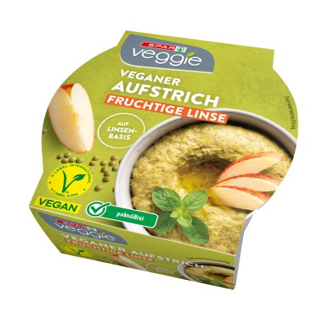 SPAR Veggie veganer Aufstrich fruchtige Linse