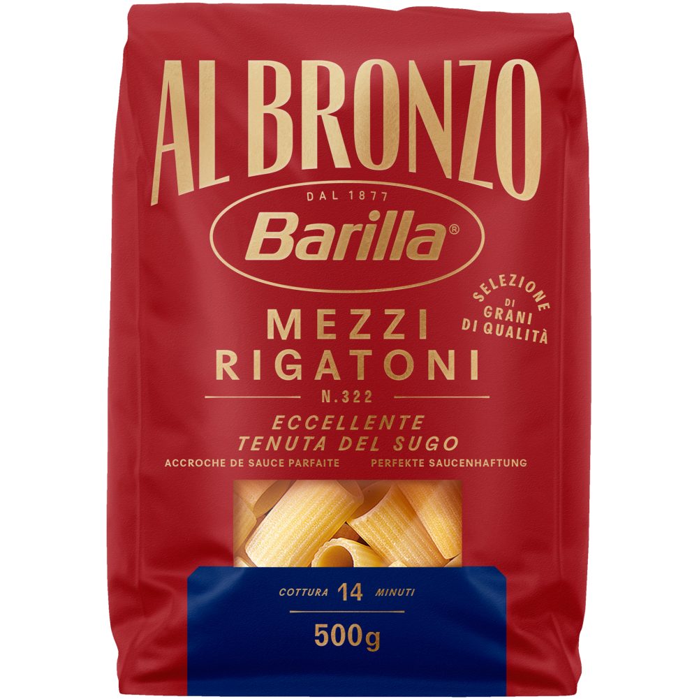 Barilla Bronzo Mezzi Rig. 500g  GVE 16