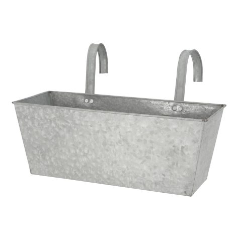 Altzink Blumentopf mit Haken    GVE 12