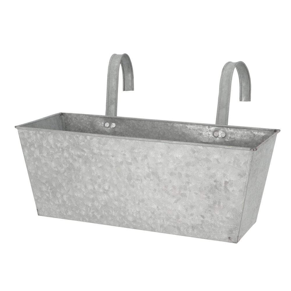 Altzink Blumentopf mit Haken    GVE 12