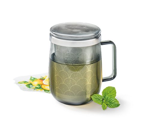 Produktbild von AdHoc, Teeglas mit Teefilter Yuna