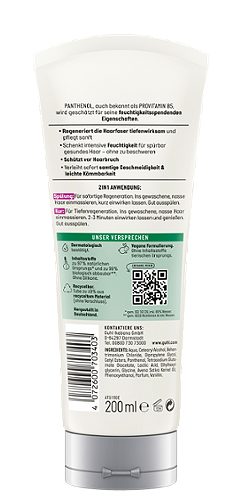 Produktbild von Guhl, 2in1 Kur & Spülung Panthenol + Reparatur 200ml