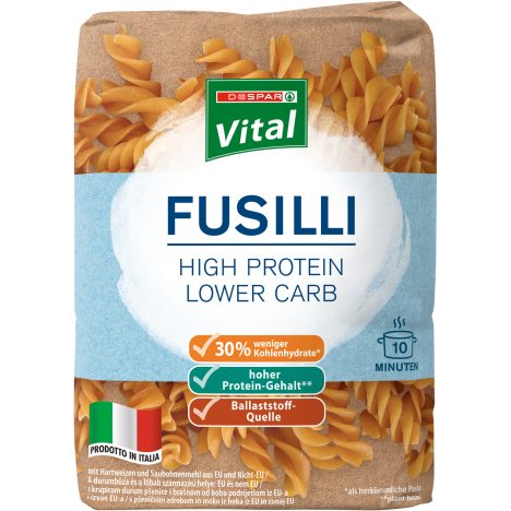SPAR Vital LowCarb Fusilli400g  GVE 12