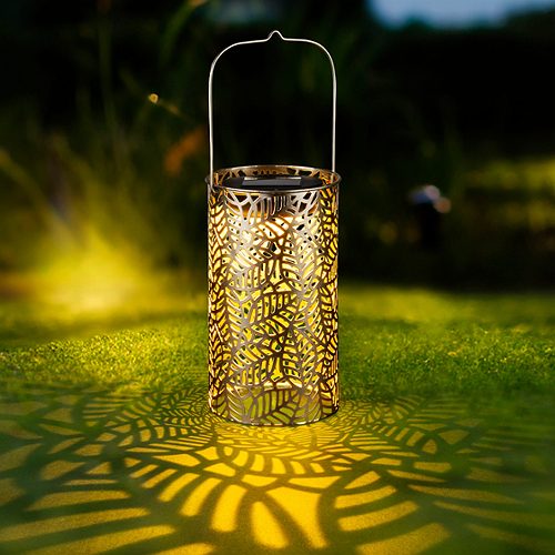 Produktbild von LED Solar Laterne Olive Silber, 