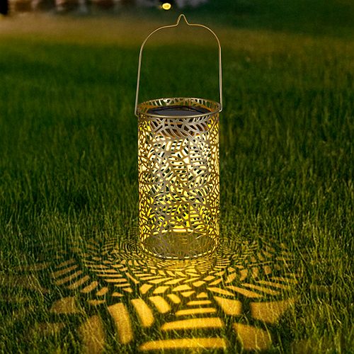 Produktbild von LED Solar Laterne Silver Optik,