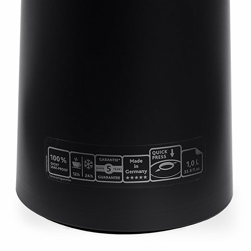 Produktbild von Emsa, Motiva Isolierkanne 1L Schwarz