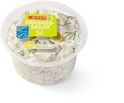 Produktbild von SPAR, MSC Heringssalat Dill