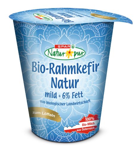 Produktbild von SPAR Natur*pur, Bio-Rahmkefir natur mild 6% Fett