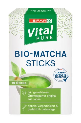 Produktbild von SPAR Vital PURE, Bio-Matcha Sticks 10 Stück