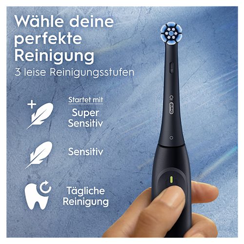 Produktbild von Oral-B, iO2 Night Black Starter Pack elektrische Zahnbürste