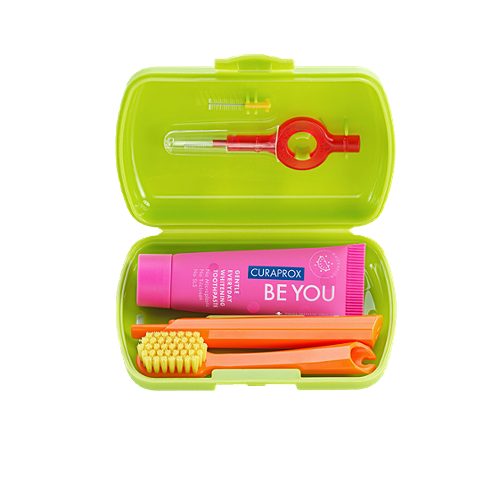 Produktbild von Curaprox, Reisezahnbürstenset Be You Travel Set