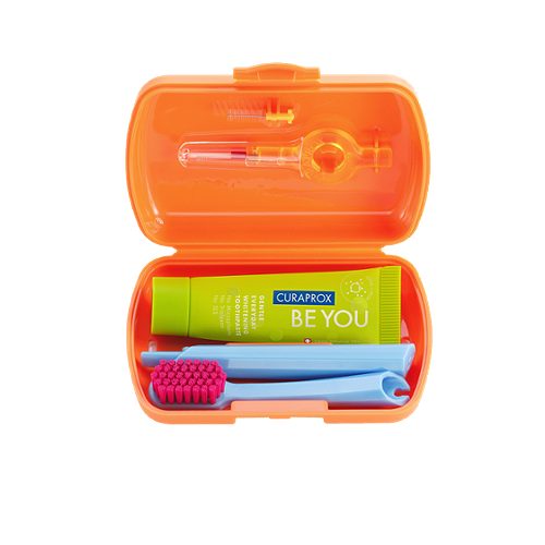 Produktbild von Curaprox, Reisezahnbürstenset Be You Travel Set