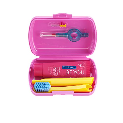 Produktbild von Curaprox, Reisezahnbürstenset Be You Travel Set