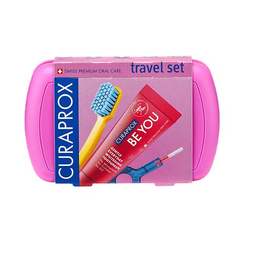 Produktbild von Curaprox, Reisezahnbürstenset Be You Travel Set