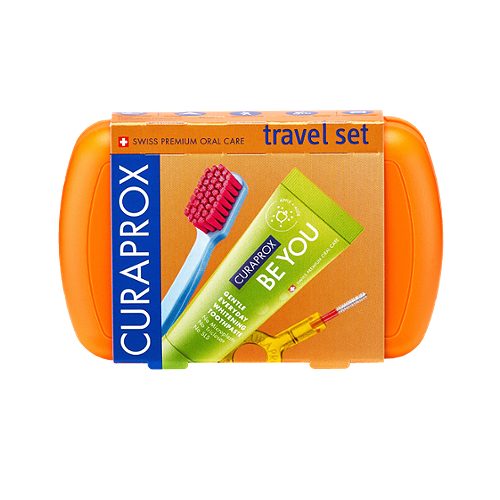 Produktbild von Curaprox, Reisezahnbürstenset Be You Travel Set