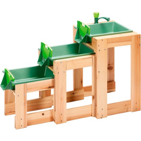 Holz Wasserbahn 3-teilig