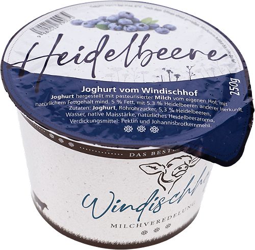 Produktbild von Hofkäserei Windischhof, Fruchtjoghurt Heidelbeere