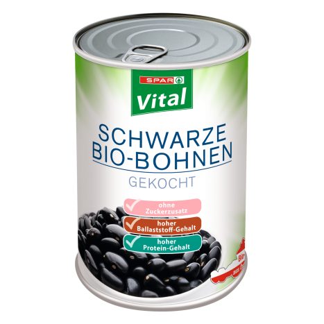 SPAR Vital Schwarze Bio-Bohnen