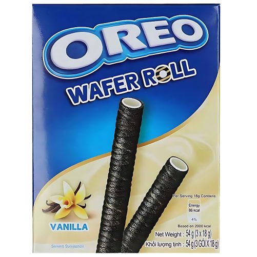Produktbild von Oreo, Wafer Rolls Vanille