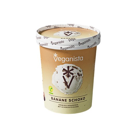 Produktbild von Veganista, Veganes Speiseeis Banane Schoko