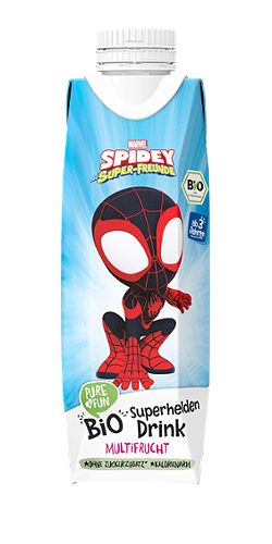 Produktbild von Pure & Fun Spidey und Seine Super-Freunde, Bio Superhelden Drink Multifrucht