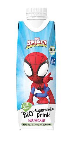 Produktbild von Pure & Fun Spidey und Seine Super-Freunde, Bio Superhelden Drink Multifrucht