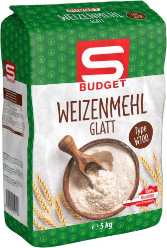 Produktbild von S-BUDGET, Weizenmehl glatt, Type W 700