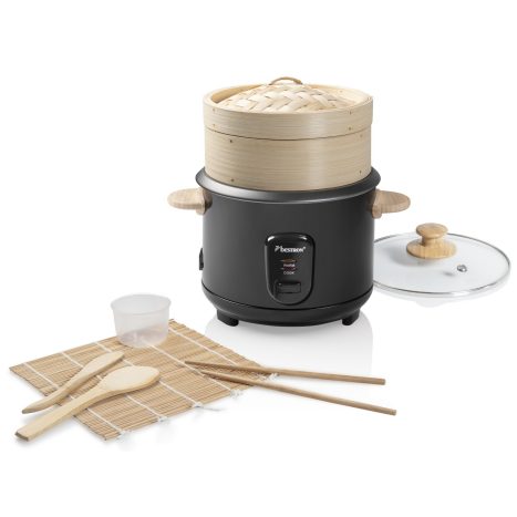 Bestron Reiskocher mit Bambus- Garraufsatz & Sushi Set online kaufen |  INTERSPAR