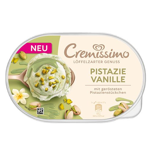 Produktbild von Eskimo Cremissimo Spezialitäten, Pistazie Vanille