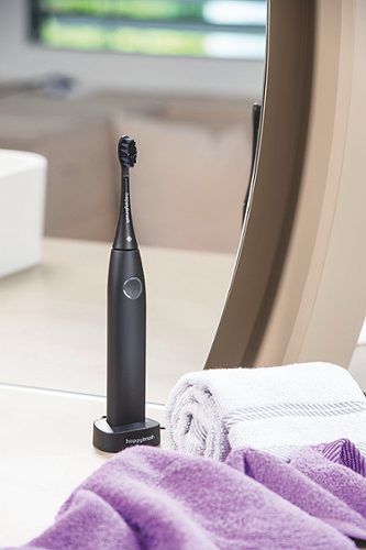 Produktbild von Happybrush, Elektrozahnbürste EcoVibe 3+ all black