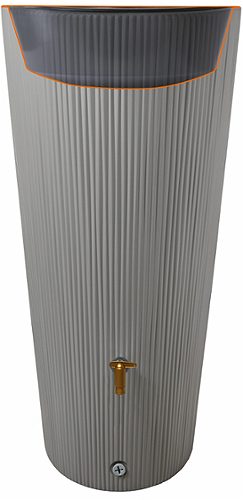 Produktbild von 4rain, Regentonne Vaso Zinkgrau 220l