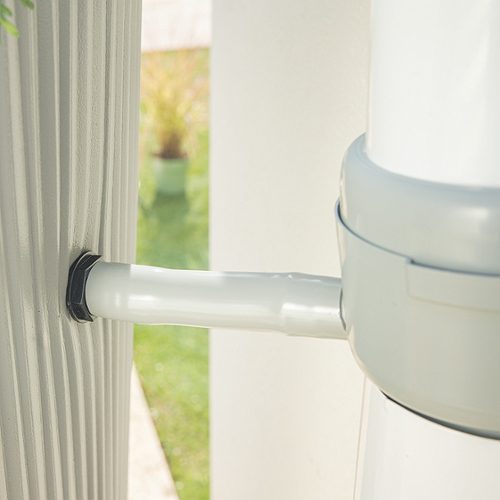 Produktbild von 4rain, Regentonne Vaso Zinkgrau 220l