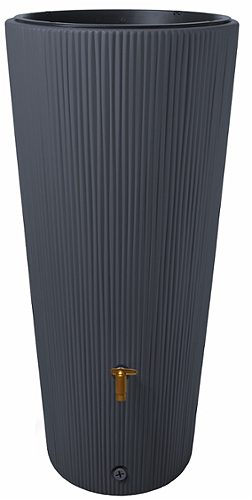 Produktbild von 4rain, Regentonne Vaso Graphit Grau 220l
