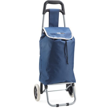 NEW YORK Einkaufstrolley Blau