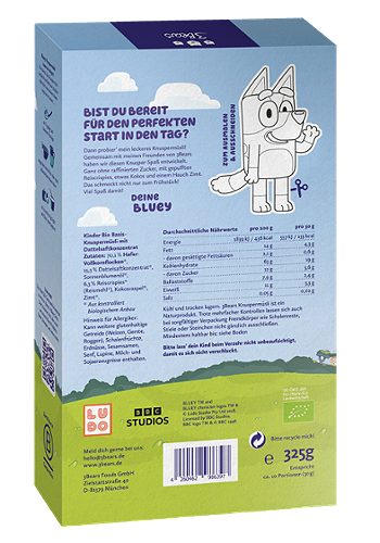Produktbild von 3Bears Bluey, Bio Knuspermüsli Klassik