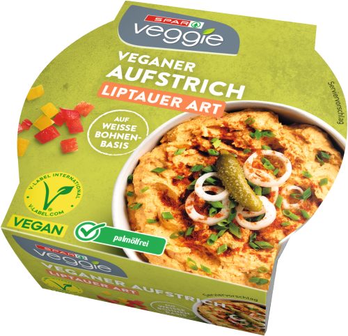Produktbild von SPAR Veggie, veganer Aufstrich Liptauer Art