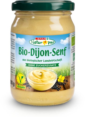 Produktbild von SPAR Natur*pur, Dijon- Senf ohne Zuckerzusatz